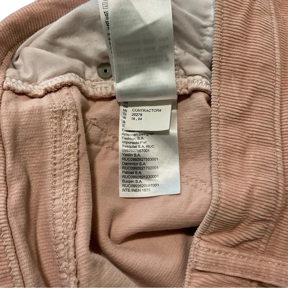 CALVIN KLEIN Pink Corduroy Pants - Size 6‎
